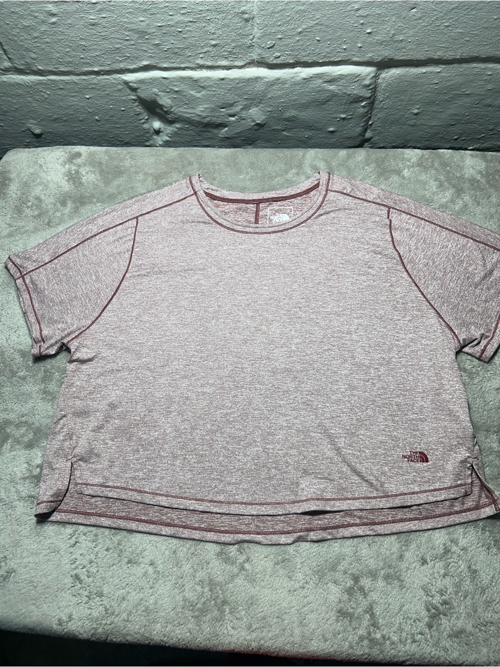 The North Face Women's Heather Mauve Short Sleeve Tee